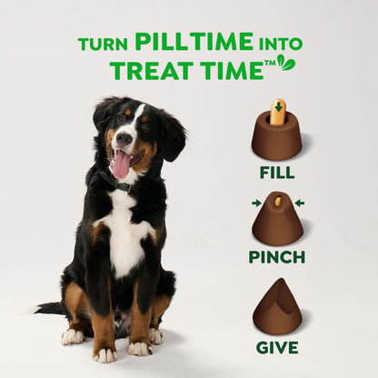 Pill Pockets for Dogs Hickory Smoke Large, Capsule Size Soft Dog Treats, 7.9 Oz (30 Pk)